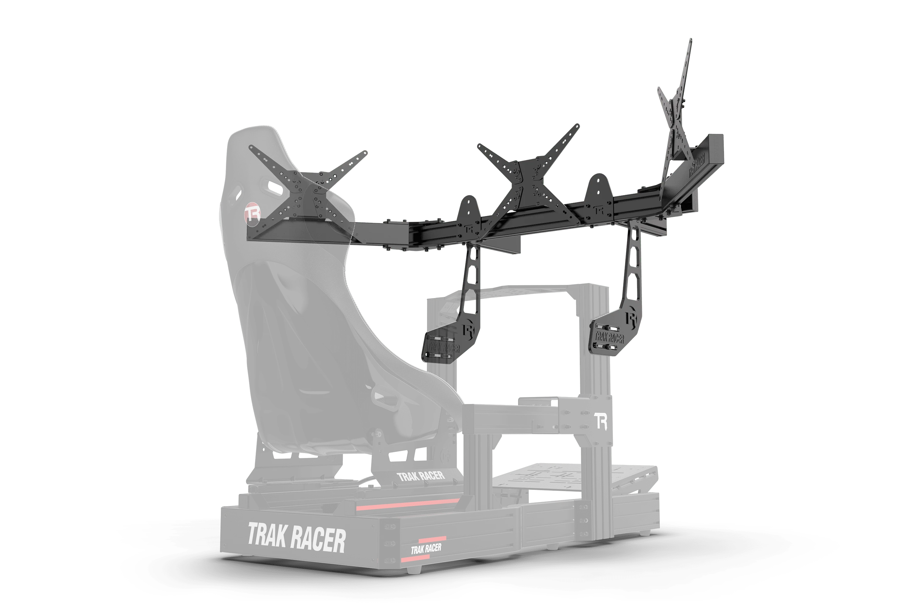 Large Cockpit-Mounted Triple Monitor Mount - 1200mm / 47.25" Wide - Image 6