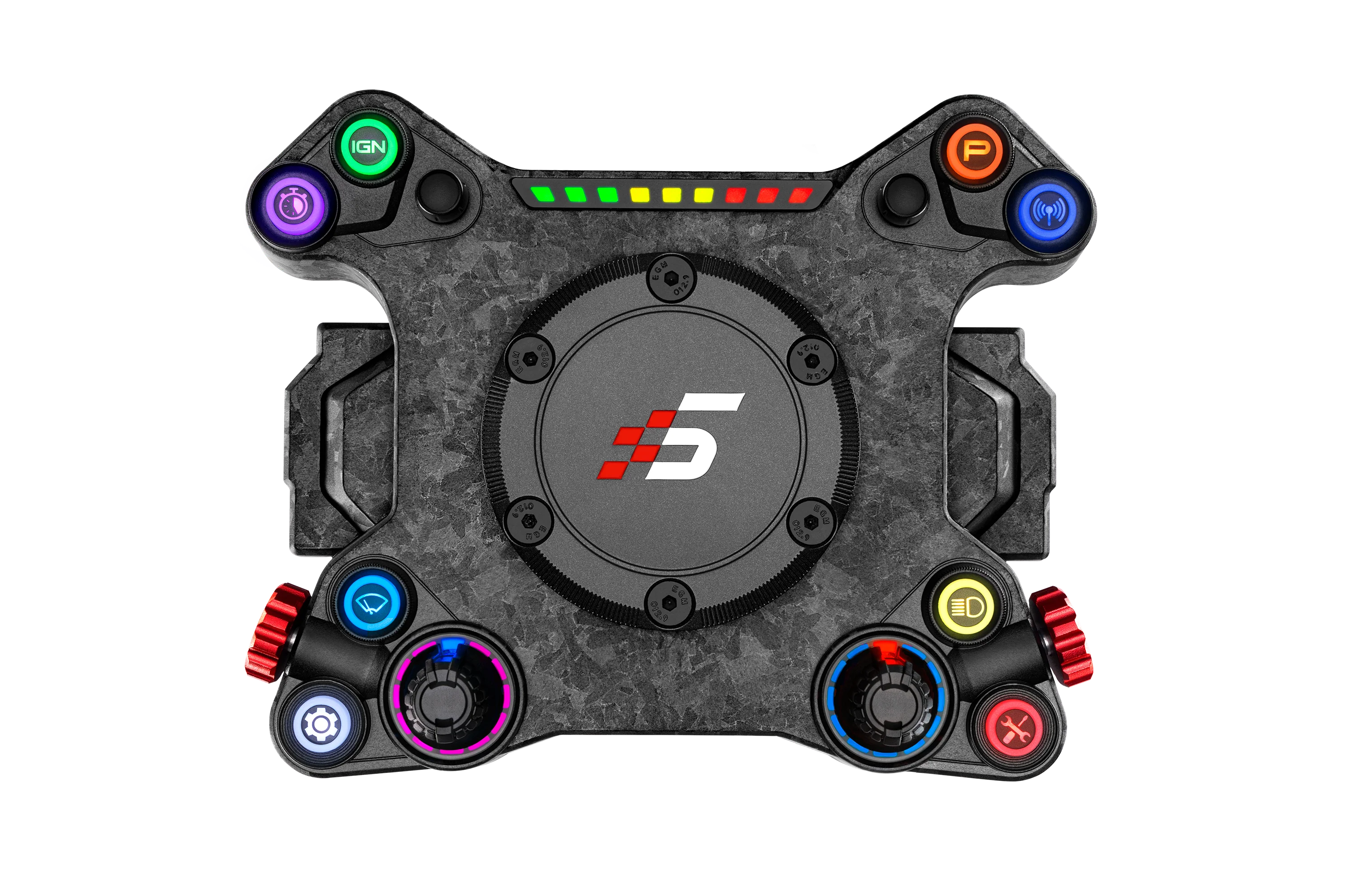 Simagic NEO X Hub with Alpha EVO Sport 9nm Wheel Base and Leather Steering Wheel - Image 3