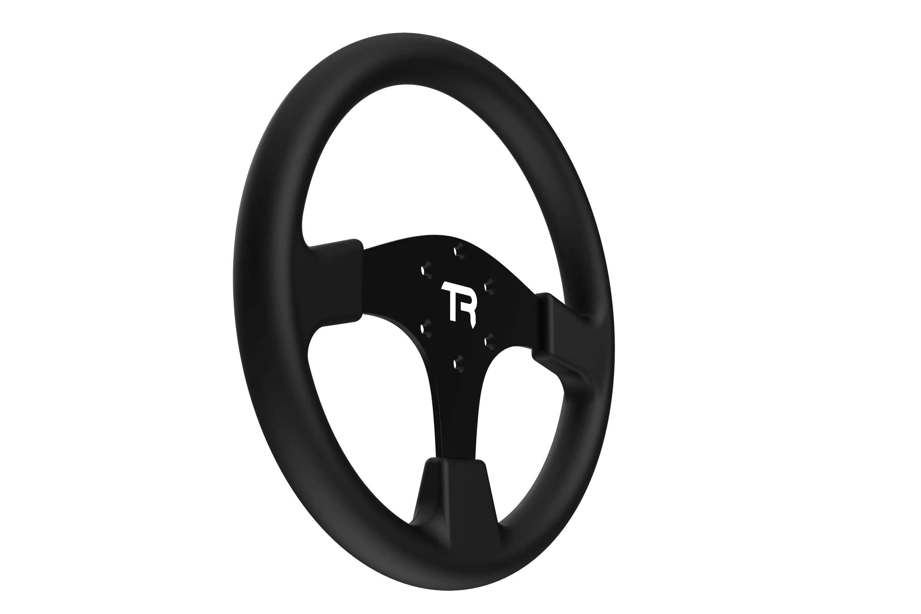 330mm/13" Round Sim Racing Wheel – Aluminium with Durable Silicon Hand Grips - Image 2